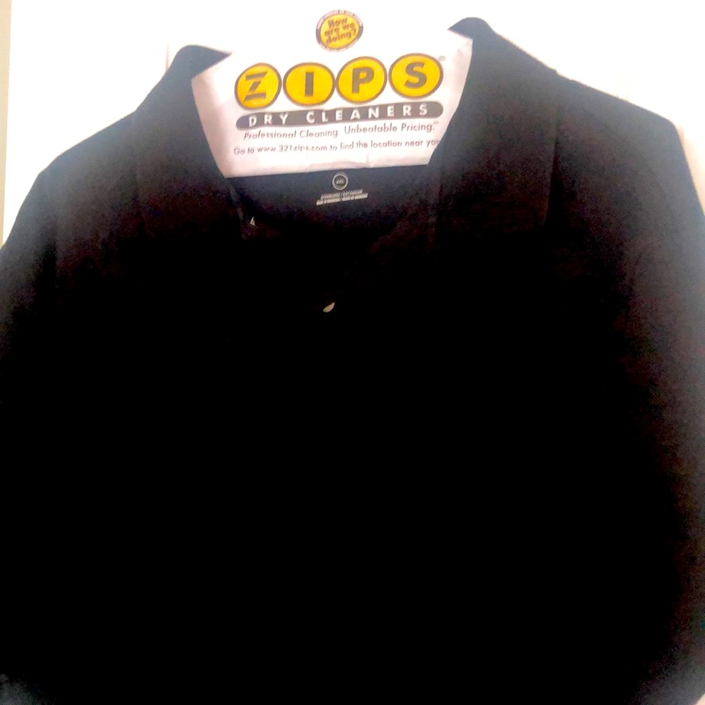 Mens Black - used once/ polo shirt